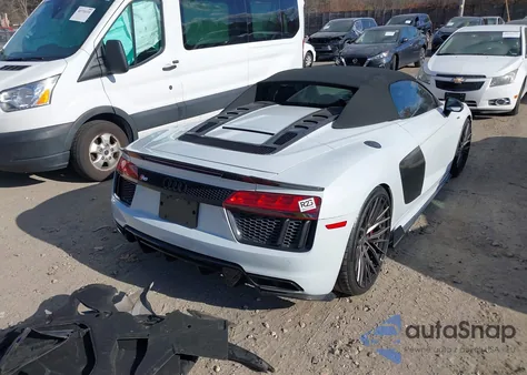 2018 Audi R8 Spyder from USA, damaged, VIN WUAVACFX3J7902212